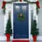 17" Green Tinsel Artificial Christmas Wreath with Bow